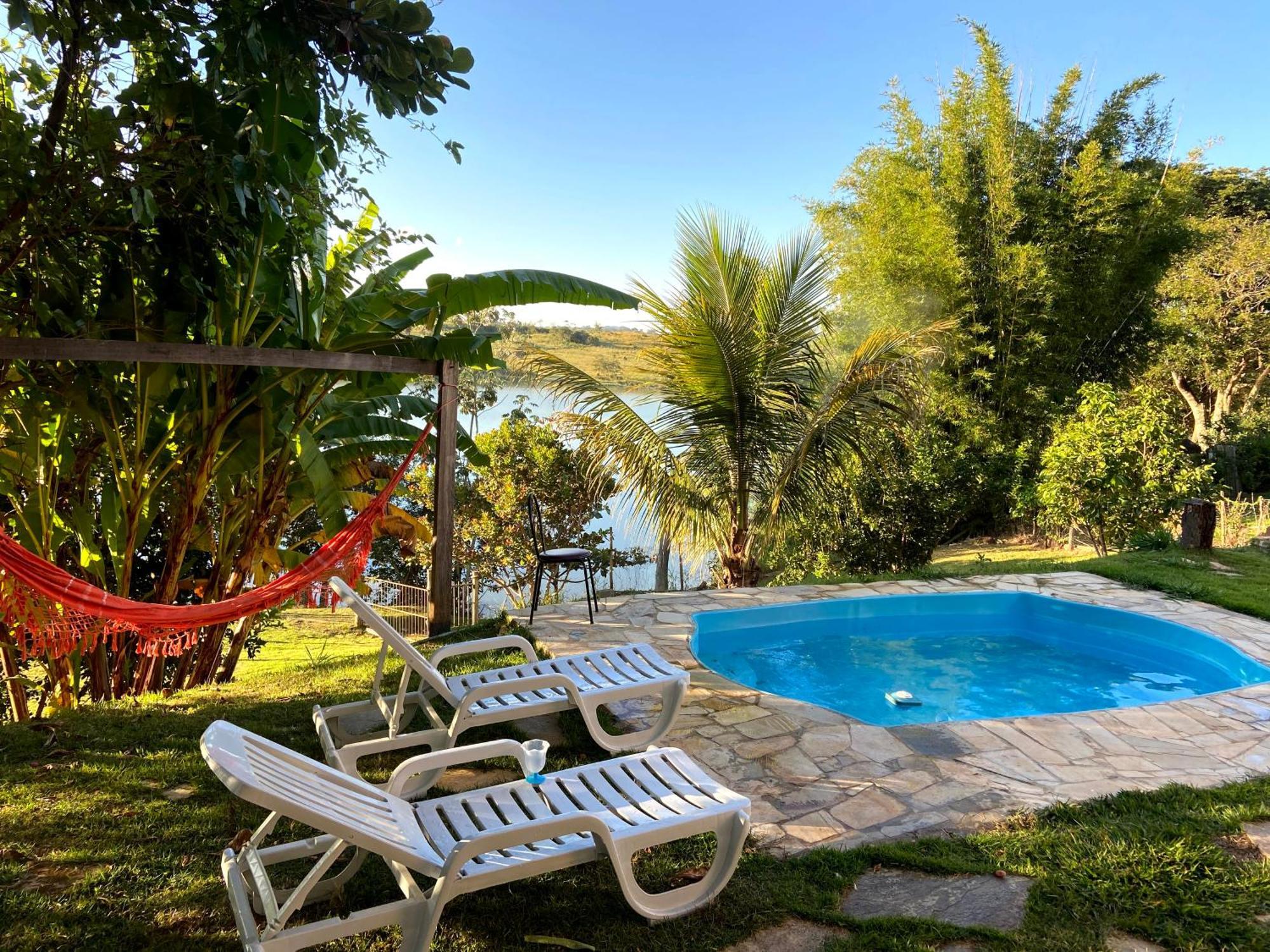 Casa Com Piscina Fundo Pra Represa E Ar Condicionado Casinhabrancadevaranda Ijaci Exteriér fotografie
