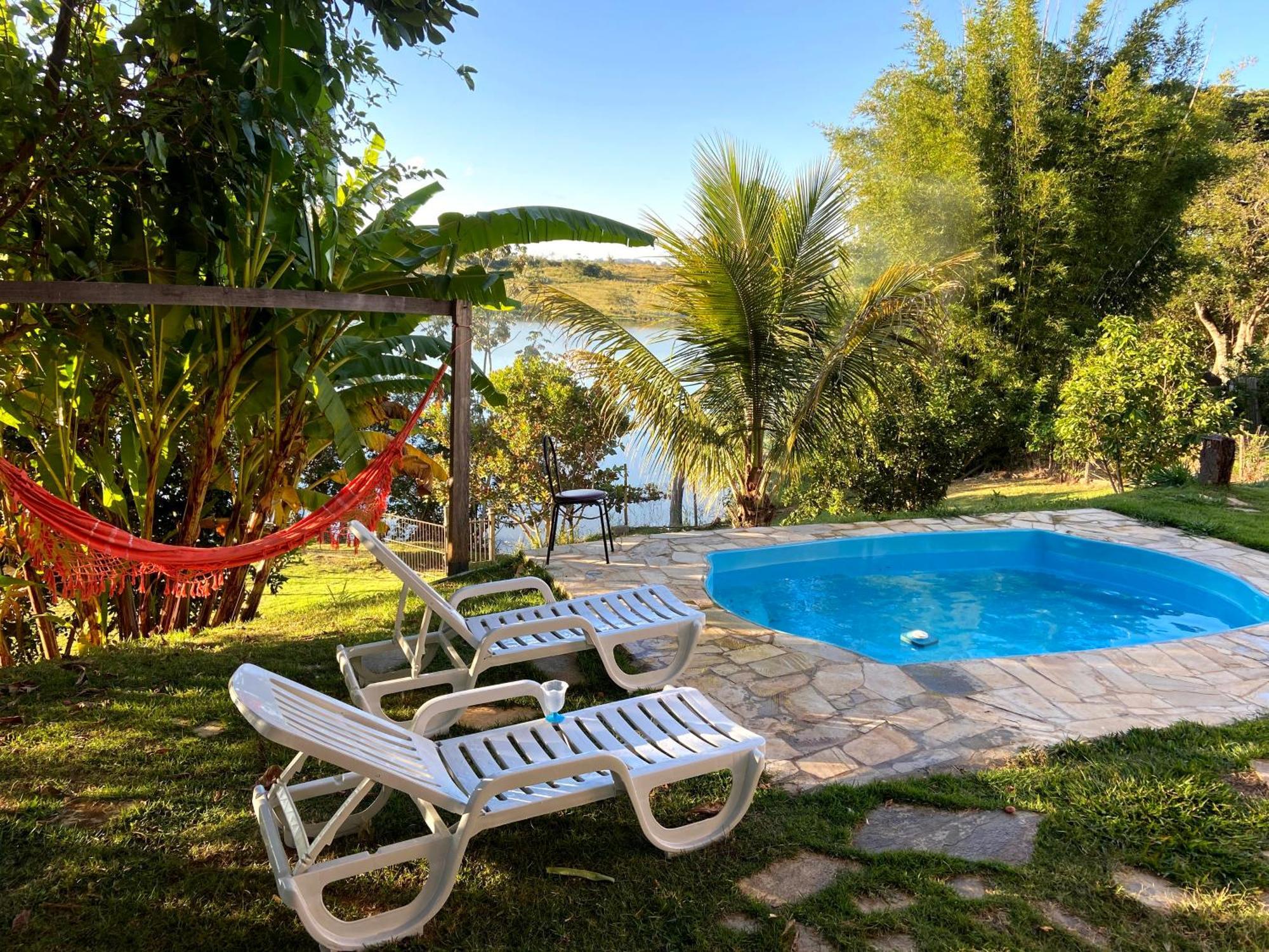 Casa Com Piscina Fundo Pra Represa E Ar Condicionado Casinhabrancadevaranda Ijaci Exteriér fotografie