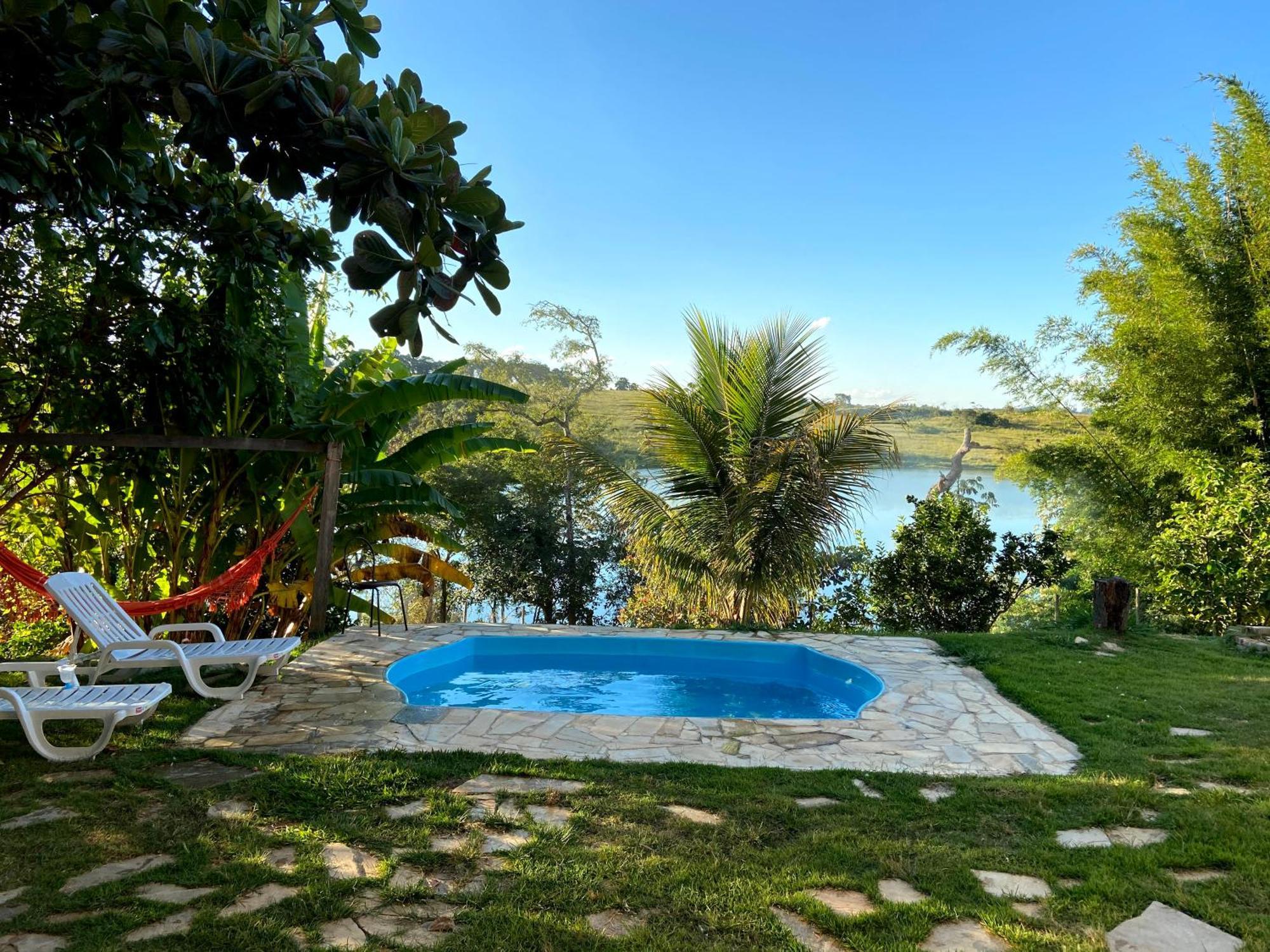 Casa Com Piscina Fundo Pra Represa E Ar Condicionado Casinhabrancadevaranda Ijaci Exteriér fotografie