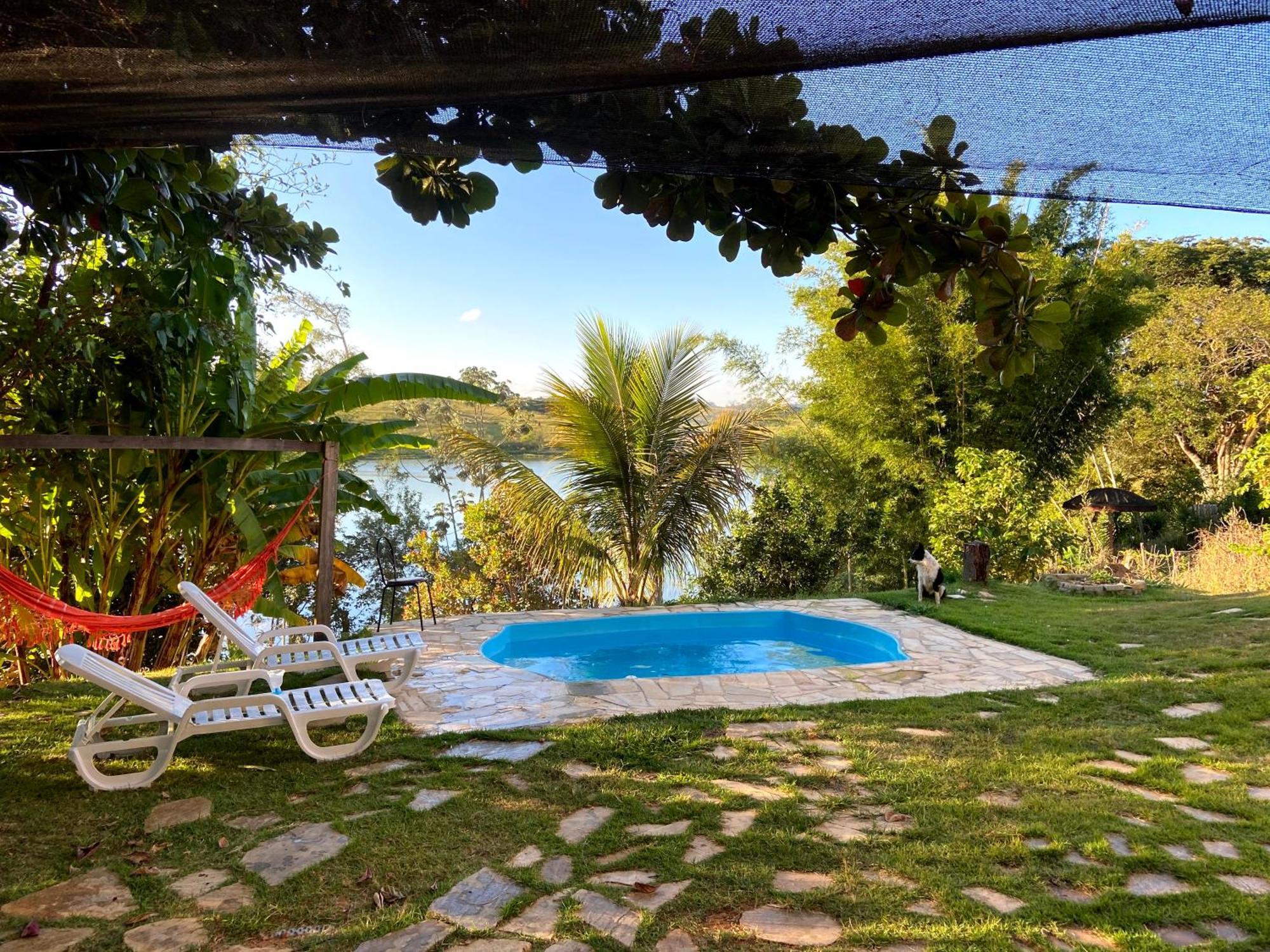 Casa Com Piscina Fundo Pra Represa E Ar Condicionado Casinhabrancadevaranda Ijaci Exteriér fotografie