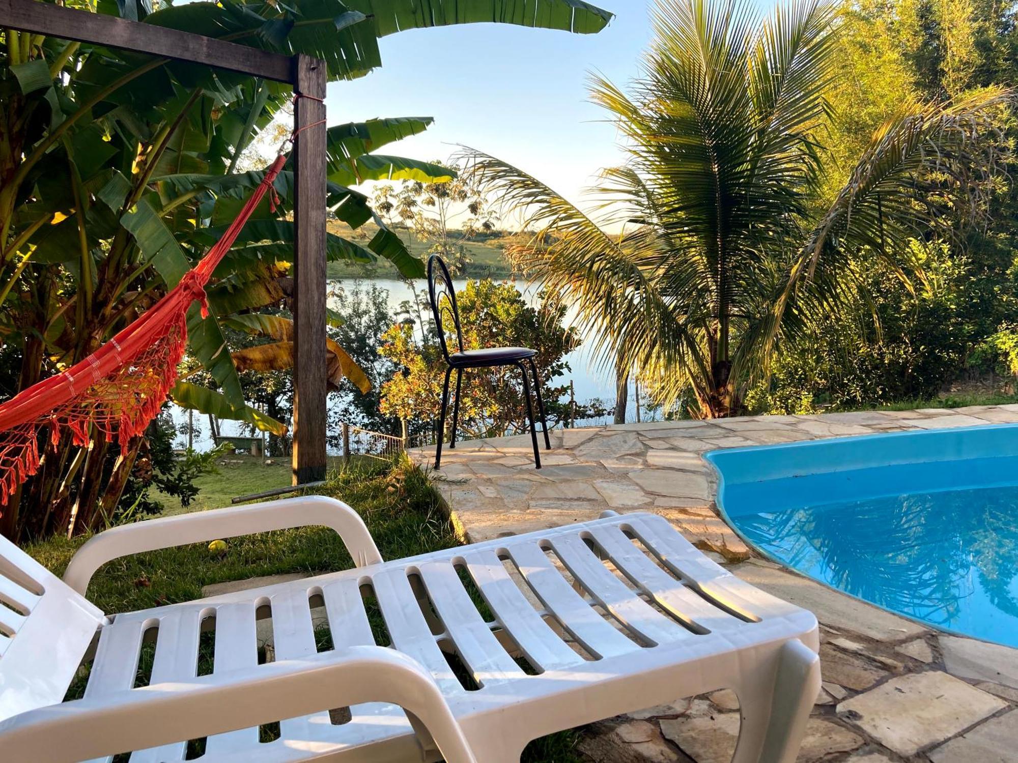 Casa Com Piscina Fundo Pra Represa E Ar Condicionado Casinhabrancadevaranda Ijaci Exteriér fotografie