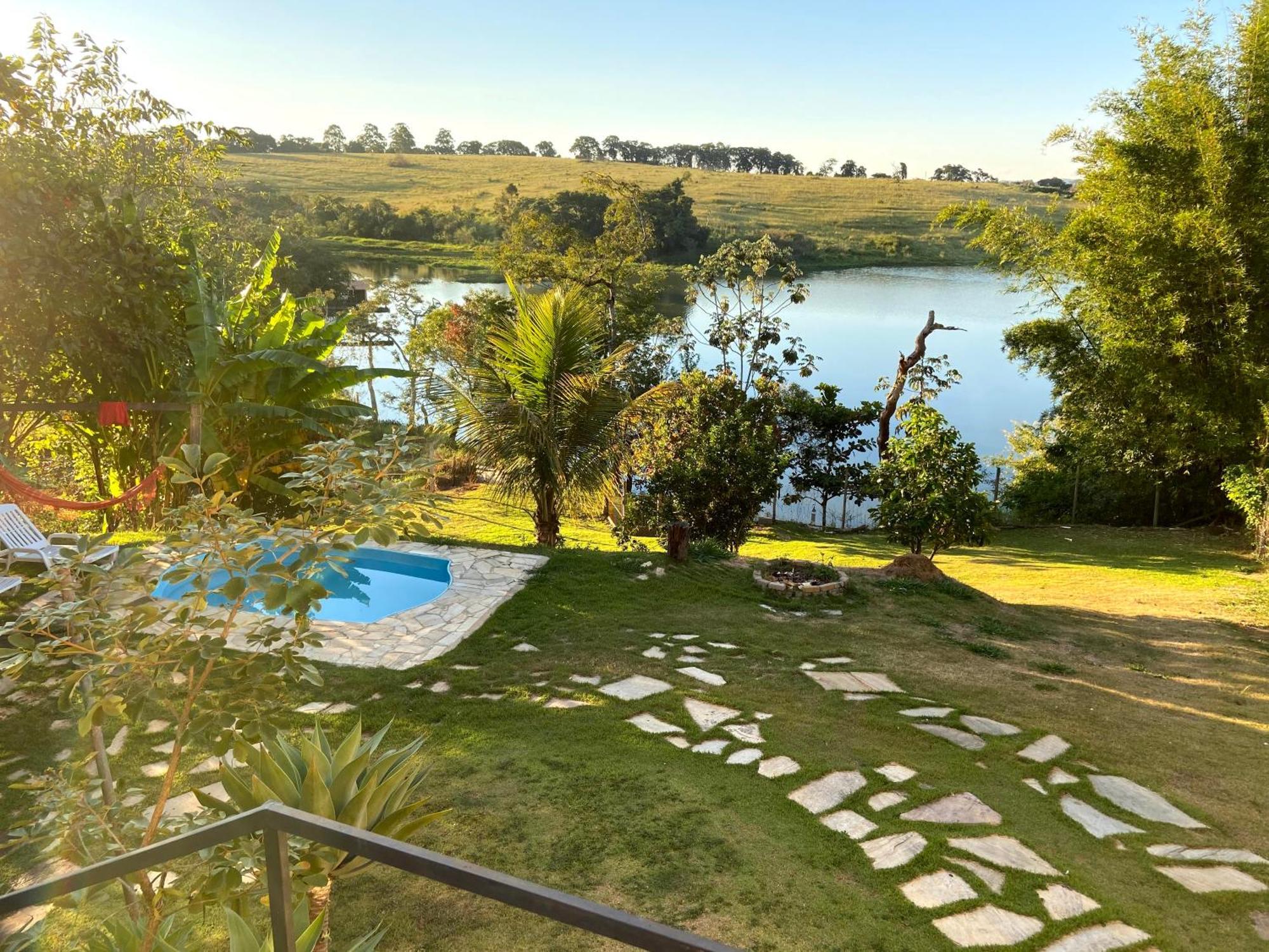 Casa Com Piscina Fundo Pra Represa E Ar Condicionado Casinhabrancadevaranda Ijaci Exteriér fotografie